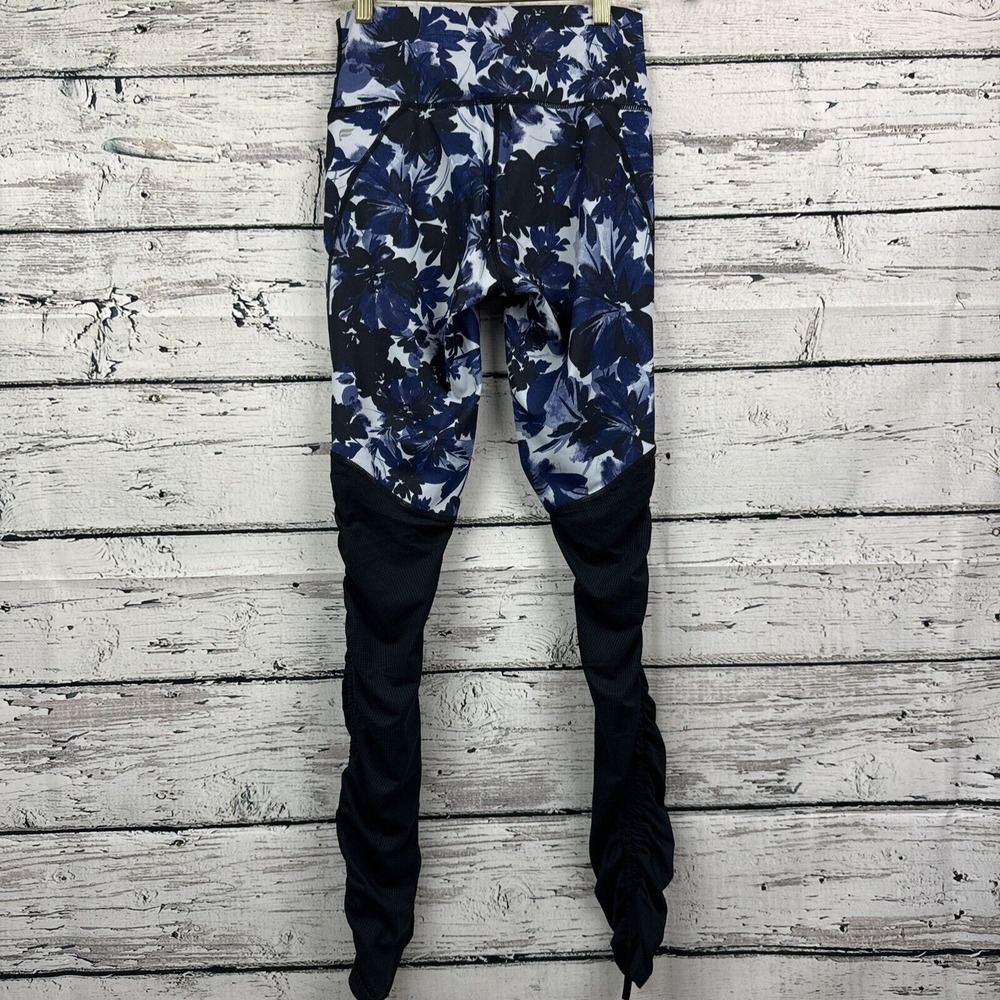 Fabletics Cashel Foldover Powerform Leggings Floral‎ Print Drawcord [Size Small]